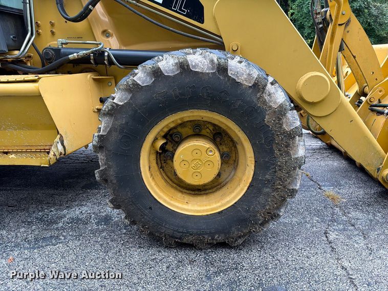 image for item DZ4782 2008 Caterpillar 414E IL landscape tractor