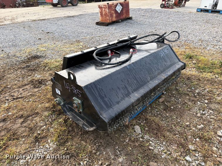 image for item DZ4793 2025 GIYI GY-FM57 skid steer flail mower