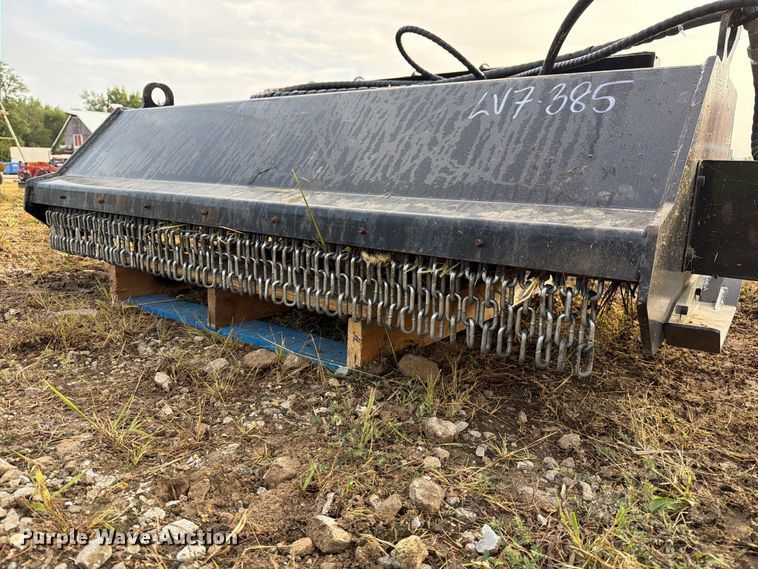 image for item DZ4793 2025 GIYI GY-FM57 skid steer flail mower