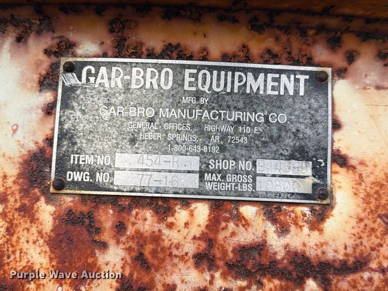 image for item DZ4798 Gar-Bro 454-R concrete bucket
