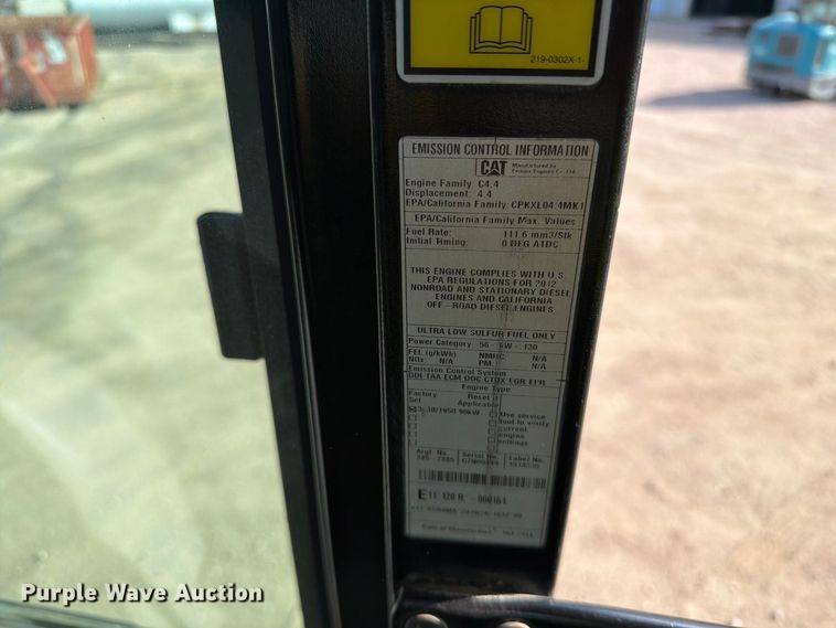 image for item EA0447 2012 Caterpillar 316EL excavator