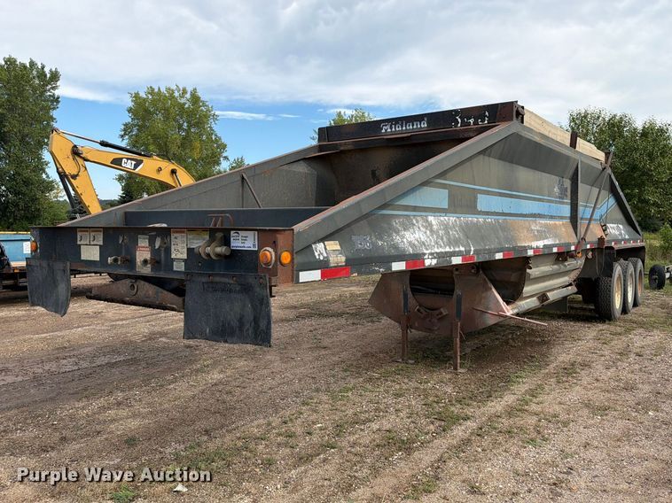 1995 Midland bottom dump trailer