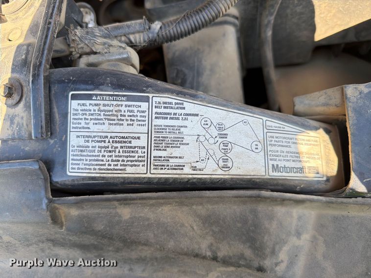 image for item EA0457 2000 Ford F550 Super Duty flatbed truck