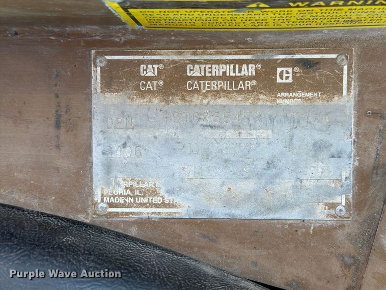 image for item EA0459 1992 Caterpillar D8N dozer