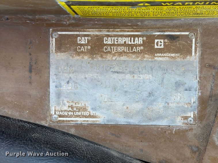 image for item EA0459 1992 Caterpillar D8N dozer