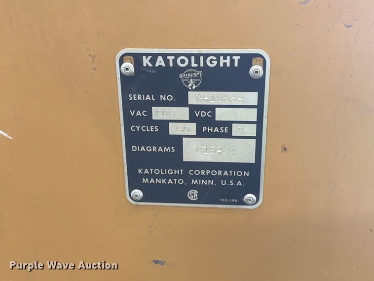 image for item EA0460 KatoLight D100FPZ4E generator