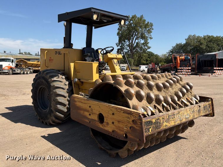image for item EA0463 1992 Caterpillar CP563 single drum vibratory roller
