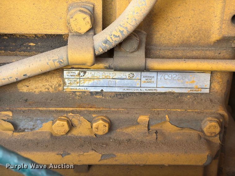image for item EA0463 1992 Caterpillar CP563 single drum vibratory roller