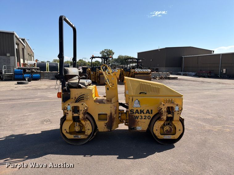 image for item EA0466 2002 Sakai SW320 double drum vibratory roller