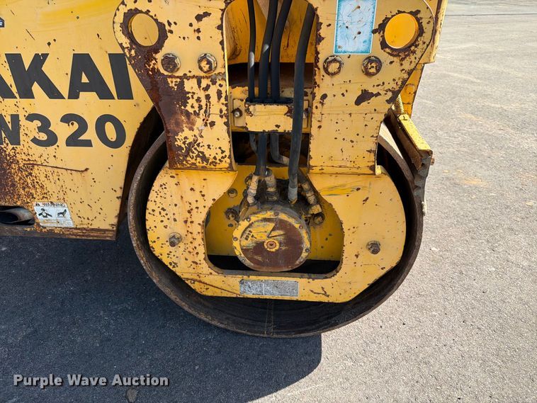image for item EA0466 2002 Sakai SW320 double drum vibratory roller