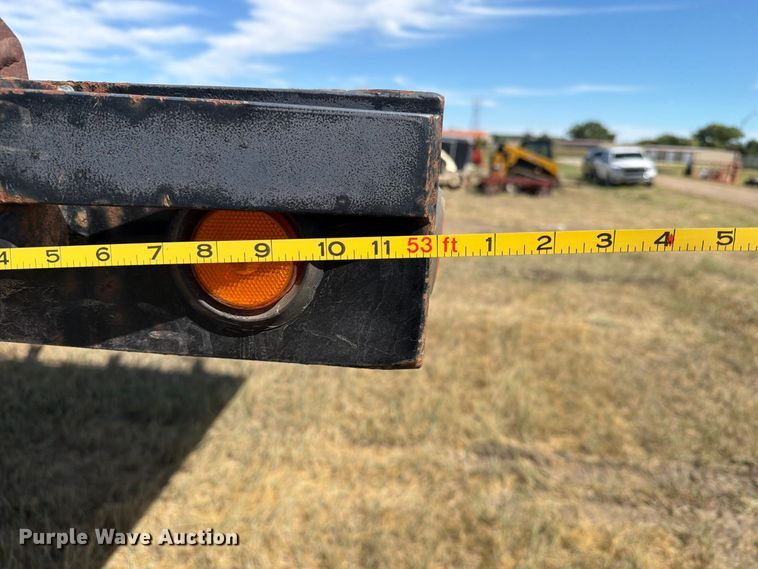 image for item EA0488 2003 JET drop deck equipment trailer