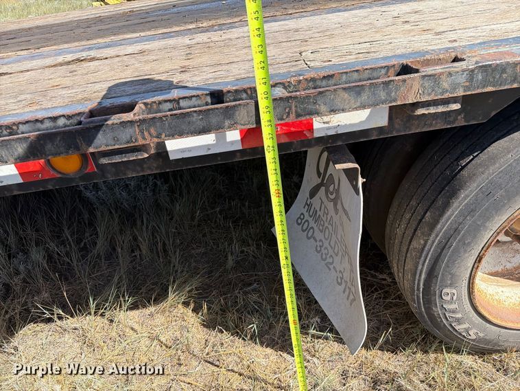 image for item EA0488 2003 JET drop deck equipment trailer