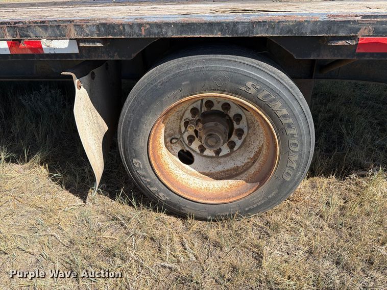 image for item EA0488 2003 JET drop deck equipment trailer