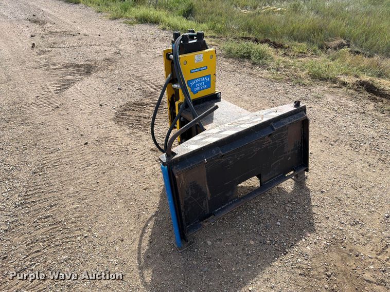 image for item EA0494 Montana 1000E skid steer post driver