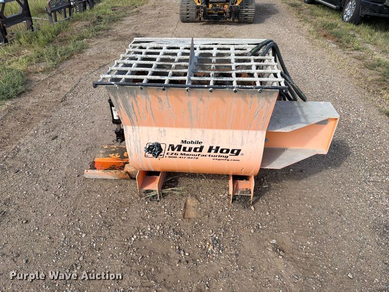image for item EA0495 EZG Manufacturing Mobile Mud Hog skid steer concrete mixer