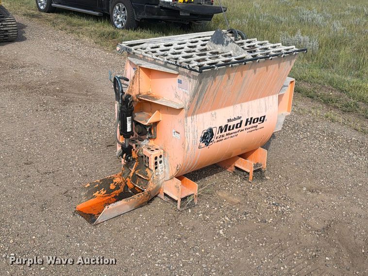 image for item EA0495 EZG Manufacturing Mobile Mud Hog skid steer concrete mixer