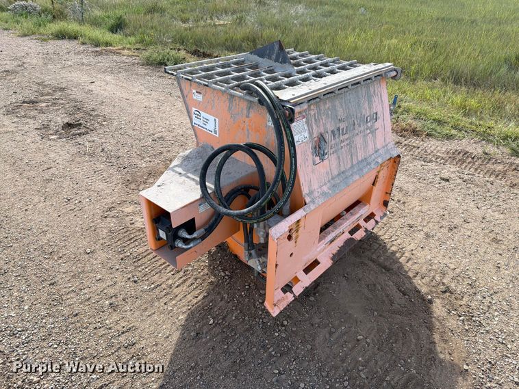 image for item EA0495 EZG Manufacturing Mobile Mud Hog skid steer concrete mixer