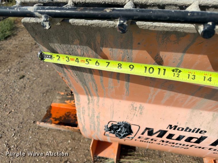 image for item EA0495 EZG Manufacturing Mobile Mud Hog skid steer concrete mixer