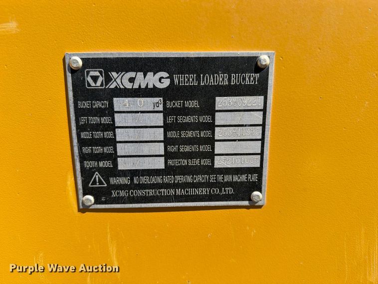 image for item ED0185 2024 XCMG XC958U wheel loader