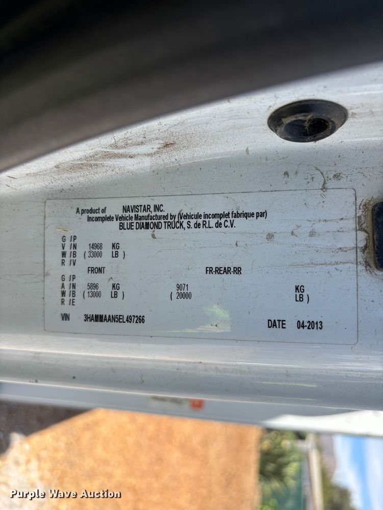 image for item EL2616 2014 International 4300 SBA bucket truck