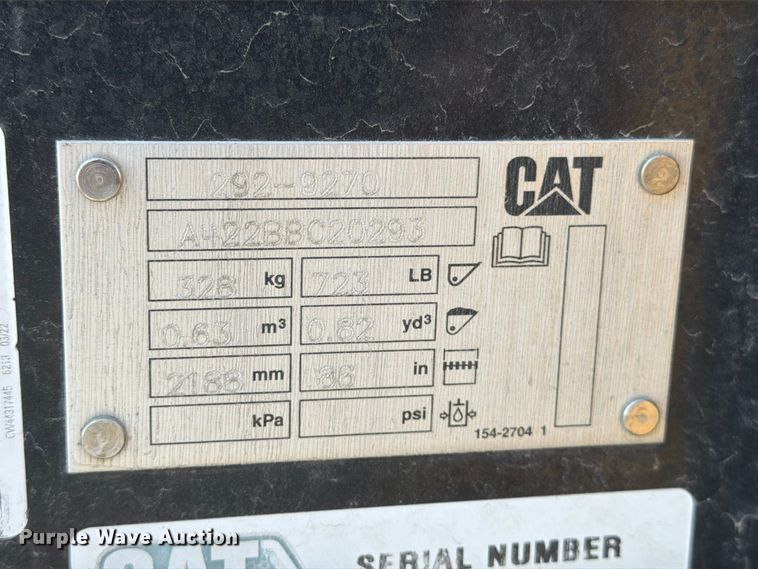 image for item EP7566 2024 Caterpillar 299D3 XE tracked skid steer loader