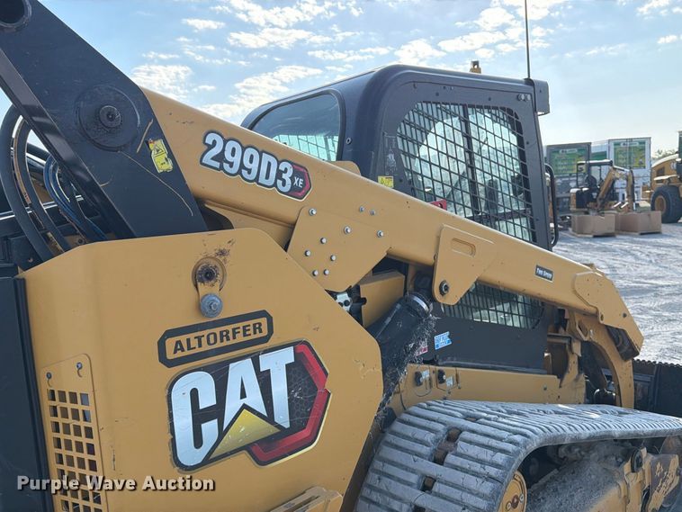 image for item EP7566 2024 Caterpillar 299D3 XE tracked skid steer loader