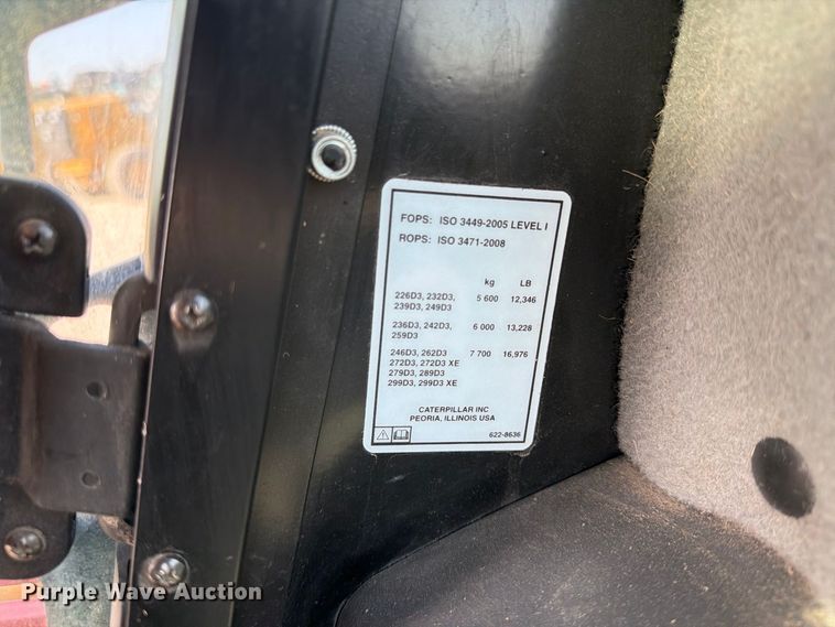 image for item EP7566 2024 Caterpillar 299D3 XE tracked skid steer loader