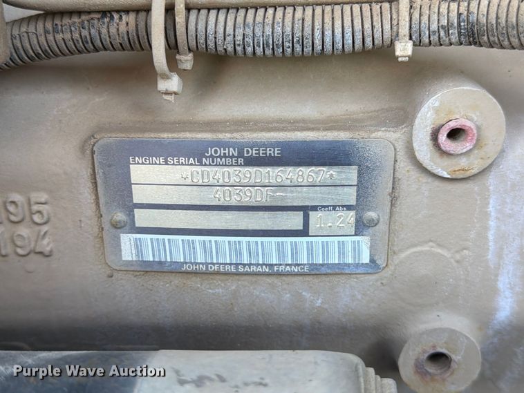 image for item EP7578 1994 LeRoi 185 air compressor