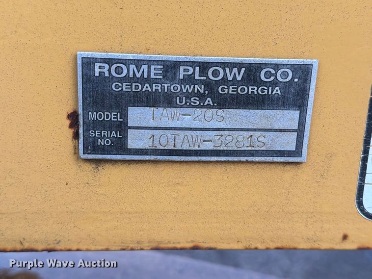 image for item EP7651 2000 Rome TAW-20S off-set disk