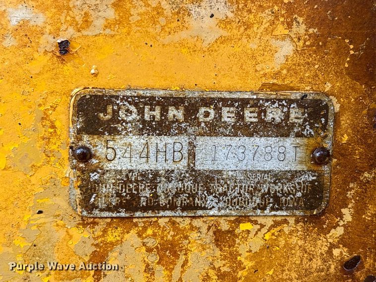 image for item ER3289 John Deere 544-H wheel loader