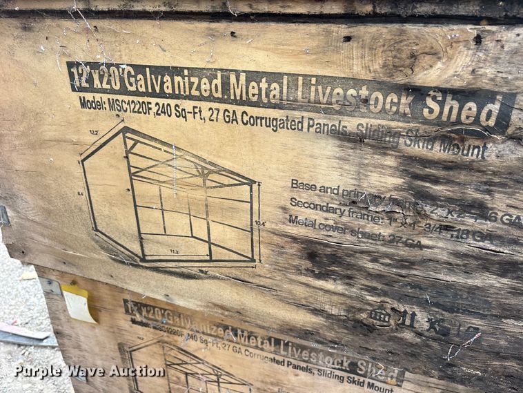 image for item ES8000 (4) 2024 Pioneer Valley MSC1220F livestock sheds