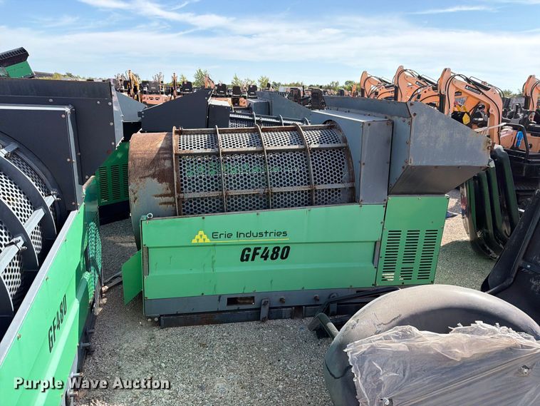 image for item EU1528 (12) Erie Industries GF480 trommel screens