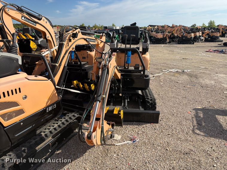 image for item EU1533 2024 Erie Industries EM15 mini excavator