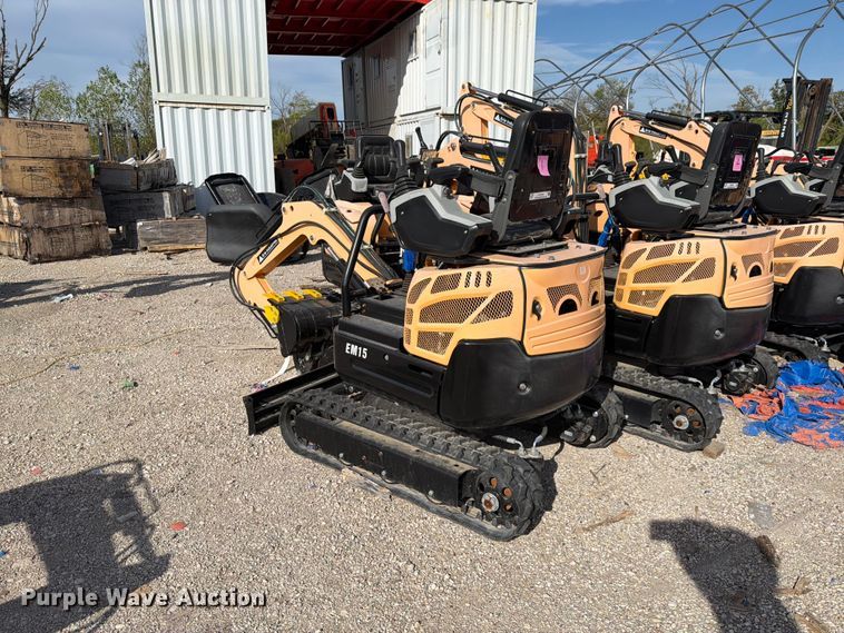 image for item EU1533 2024 Erie Industries EM15 mini excavator