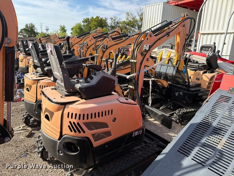 image for item EU1541 2024 Erie Industries EM15 mini excavator