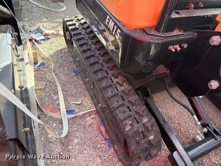 image for item EU1541 2024 Erie Industries EM15 mini excavator