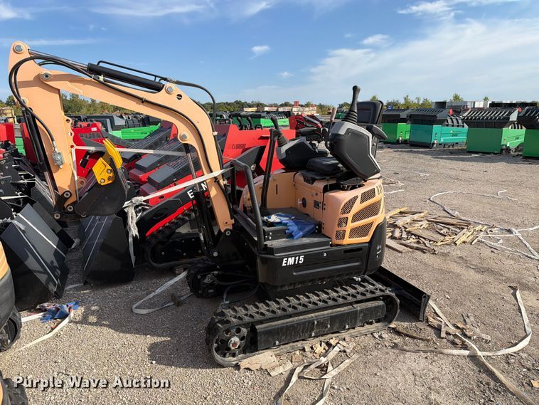 image for item EU1542 2024 Erie Industries EM15 mini excavator