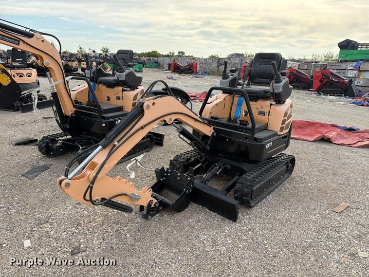 image for item EU1543 2024 Erie Industries EM15 mini excavator