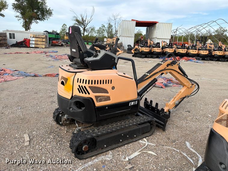 image for item EU1543 2024 Erie Industries EM15 mini excavator