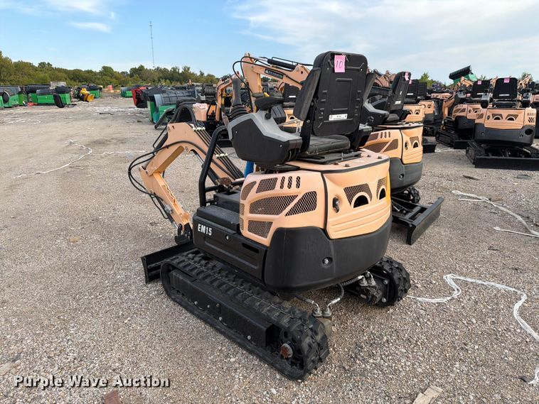 image for item EU1543 2024 Erie Industries EM15 mini excavator