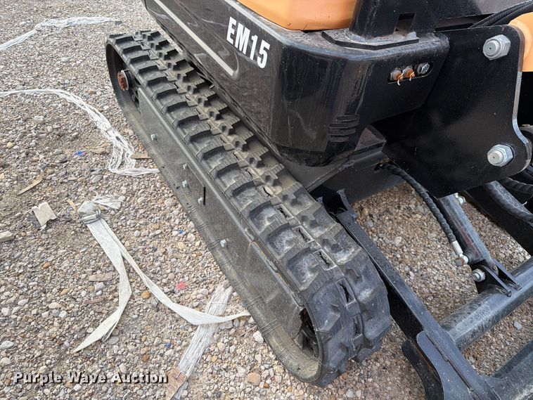 image for item EU1543 2024 Erie Industries EM15 mini excavator