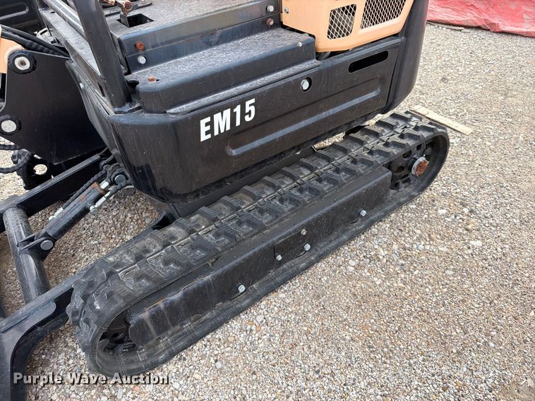 image for item EU1543 2024 Erie Industries EM15 mini excavator