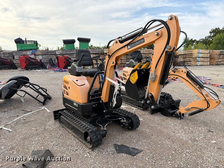 image for item EU1544 2024 Erie Industries EM15 mini excavator