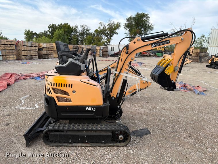 image for item EU1544 2024 Erie Industries EM15 mini excavator