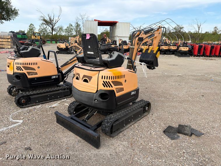 image for item EU1544 2024 Erie Industries EM15 mini excavator