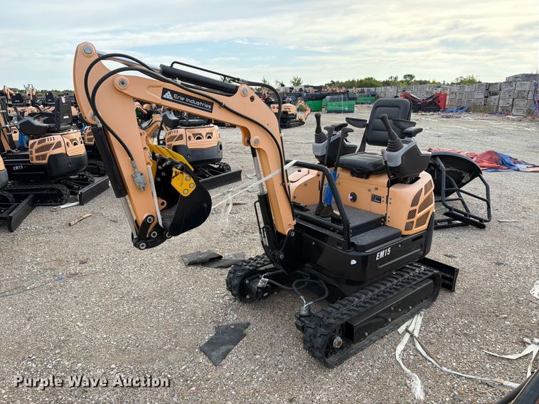 image for item EU1544 2024 Erie Industries EM15 mini excavator