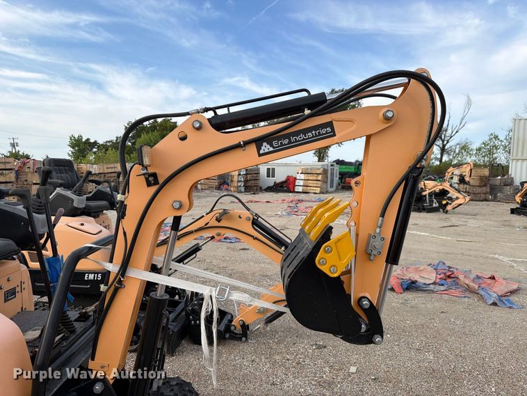 image for item EU1544 2024 Erie Industries EM15 mini excavator