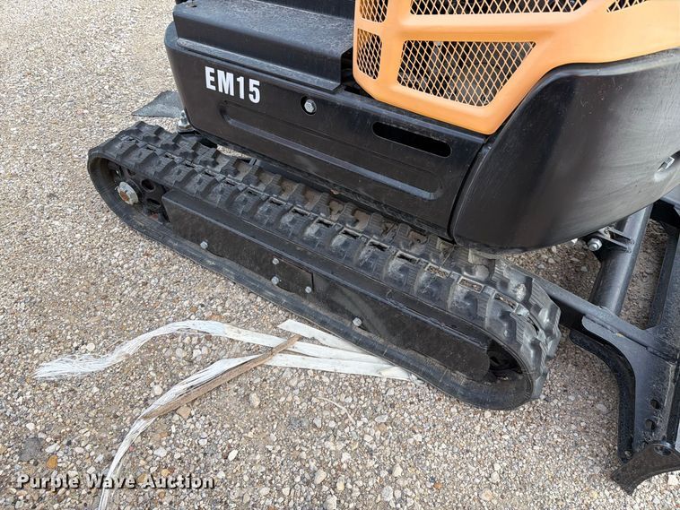 image for item EU1544 2024 Erie Industries EM15 mini excavator