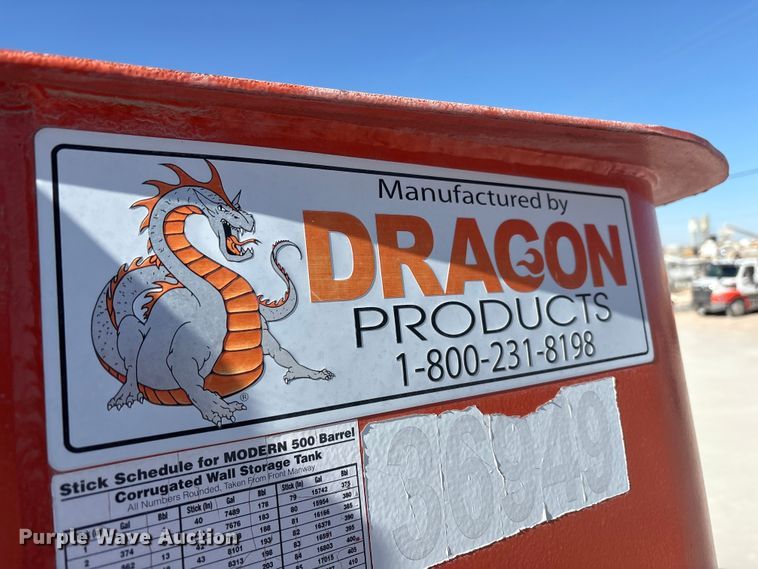 image for item EU4764 2011 Dragon frac tank trailer
