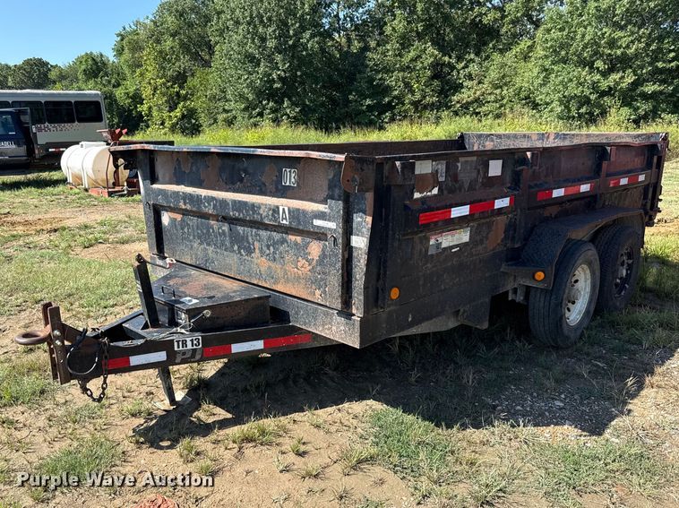 image for item EV6188 2015 PJ D7142 dump trailer